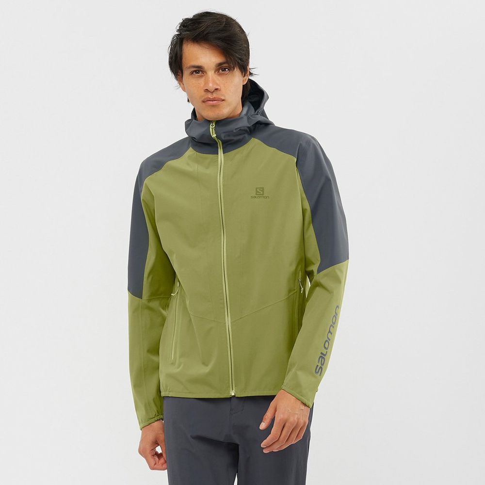 Vestes Salomon Homme Vert Olive - Salomon OUTLINE - France (3978-JUINB)